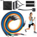 Еспандер гума для зарядок exercise pipe, еспандер гумовий джгут вправи, Фітнес гумки 5 в 1 Еспандер гума для зарядок exercise pipe, еспандер гумовий джгут вправи, Фітнес гумки 5 в 1