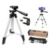 Штатив для телефону та фотоапарата Tripod 3110 PRO портативний трипод 0,35-1.02м висота. Колір: срібний Штатив для телефону та фотоапарата Tripod 3110 PRO портативний трипод 0,35-1.02м висота. Колір: срібний