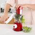 Овочерізка мультислайсер Tabletop Drum Grater Kitchen Master Терка для овочів та фруктів 3 насадки. Колір: червоний Овочерізка мультислайсер Tabletop Drum Grater Kitchen Master Терка для овочів та фруктів 3 насадки. Колір: червоний