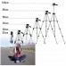 Штатив для телефону та фотоапарата Tripod 3110 PRO портативний трипод 0,35-1.02м висота. Колір: срібний Штатив для телефону та фотоапарата Tripod 3110 PRO портативний трипод 0,35-1.02м висота. Колір: срібний