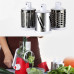 Овочерізка мультислайсер Tabletop Drum Grater Kitchen Master Терка для овочів та фруктів 3 насадки. Колір: червоний Овочерізка мультислайсер Tabletop Drum Grater Kitchen Master Терка для овочів та фруктів 3 насадки. Колір: червоний