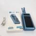 Портативний зарядний пристрій на 20000mAh, Power Bank на сонячній батареї, для планшета. Колір: синій Портативний зарядний пристрій на 20000mAh, Power Bank на сонячній батареї, для планшета. Колір: синій