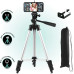 Штатив для телефону та фотоапарата Tripod 3110 PRO портативний трипод 0,35-1.02м висота. Колір: срібний Штатив для телефону та фотоапарата Tripod 3110 PRO портативний трипод 0,35-1.02м висота. Колір: срібний