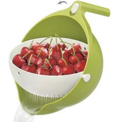 Друшляк MESH STRAINER Drain Basket 2в1, друшляк-ківш Друшляк MESH STRAINER Drain Basket 2в1, друшляк-ківш