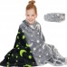 Плед, що світиться в темряві, плюшеве покривало Blanket kids Magic Star 150х100 см флісова ковдра. Колір: сірий Плед, що світиться в темряві, плюшеве покривало Blanket kids Magic Star 150х100 см флісова ковдра. Колір: сірий