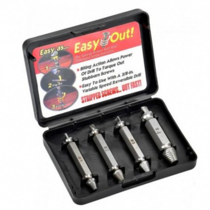 Набір біт екстракторів для викручування шурупів і болтів Easy Out Tool Набір біт екстракторів для викручування шурупів і болтів Easy Out Tool