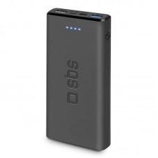 Павербанк (Зовнішній акумулятор) SBS TTBB10000FASTK 10000Mah. Колір: чорний Павербанк (Зовнішній акумулятор) SBS TTBB10000FASTK 10000Mah. Колір: чорний