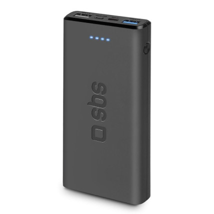 Павербанк (Зовнішній акумулятор) SBS TTBB10000FASTK 10000Mah. Колір: чорний Павербанк (Зовнішній акумулятор) SBS TTBB10000FASTK 10000Mah. Колір: чорний