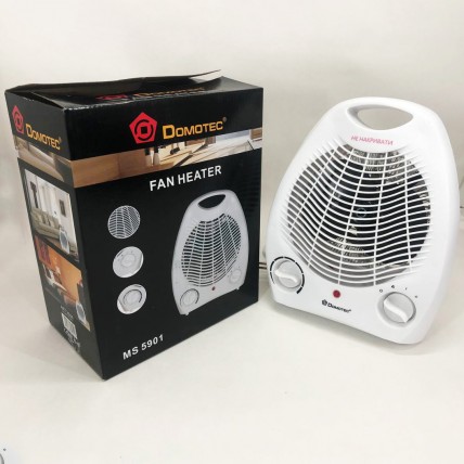 Обігрівач тепловентилятор (дуйка) Domotec MS-5901, Вітродуйка обігрівач, Електрична дуйка, 2 кВт Обігрівач тепловентилятор (дуйка) Domotec MS-5901, Вітродуйка обігрівач, Електрична дуйка, 2 кВт