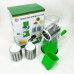 Овочерізка мультислайсер Tabletop Drum Grater Kitchen Master Терка для овочів та фруктів 3 насадки. Колір: зелений Овочерізка мультислайсер Tabletop Drum Grater Kitchen Master Терка для овочів та фруктів 3 насадки. Колір: зелений