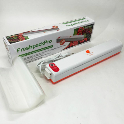 Вакууматор Freshpack Pro вакуумний пакувальник їжі, побутової. Колір помаранчевий Вакууматор Freshpack Pro вакуумний пакувальник їжі, побутової. Колір помаранчевий