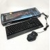 Клавіатура+мишка UKC з LED підсвічуванням від USB M-710, клавіатура ігрова з підсвічуванням та мишкою Клавіатура+мишка UKC з LED підсвічуванням від USB M-710, клавіатура ігрова з підсвічуванням та мишкою