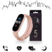 Смарт браслет M5 Smart Bracelet Фітнес трекер Watch Bluetooth. Колір рожевий Смарт браслет M5 Smart Bracelet Фітнес трекер Watch Bluetooth. Колір рожевий