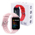 Смарт годинник Smart Watch T96 стильний із захистом від вологи та пилу з вимірюванням температура тіла. Колір: рожевий Смарт годинник Smart Watch T96 стильний із захистом від вологи та пилу з вимірюванням температура тіла. Колір: рожевий