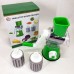 Овочерізка мультислайсер Tabletop Drum Grater Kitchen Master Терка для овочів та фруктів 3 насадки. Колір: зелений Овочерізка мультислайсер Tabletop Drum Grater Kitchen Master Терка для овочів та фруктів 3 насадки. Колір: зелений