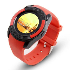Розумний смарт-годинник Smart Watch V8. Колір: червоний Розумний смарт-годинник Smart Watch V8. Колір: червоний