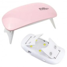 Лампа для сушіння гель лаків 6W LED UF SUN mini. Колір: рожевий Лампа для сушіння гель лаків 6W LED UF SUN mini. Колір: рожевий