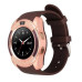Розумні смарт-годинник Smart Watch V8. Колір: коричневый