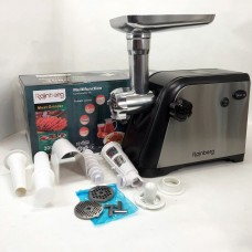 М'ясорубка Rainberg RB-672 3000W електрична з реверсом та соковижималкою, м'ясорубка електрична метал М'ясорубка Rainberg RB-672 3000W електрична з реверсом та соковижималкою, м'ясорубка електрична метал