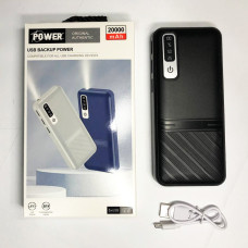 Мобільне заряджання Mobile Power Bank 20000 mAh. Колір: чорний Мобільне заряджання Mobile Power Bank 20000 mAh. Колір: чорний