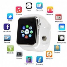 Смарт-годинник Smart Watch A1 розумний електронний зі слотом під sim-карту + карту пам'яті micro-sd. Колір: білий Смарт-годинник Smart Watch A1 розумний електронний зі слотом під sim-карту + карту пам'яті micro-sd. Колір: білий