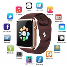 Смарт-годинник Smart Watch A1 розумний електронний зі слотом під sim-карту + карту пам'яті micro-sd. Колір: золотий Смарт-годинник Smart Watch A1 розумний електронний зі слотом під sim-карту + карту пам'яті micro-sd. Колір: золотий